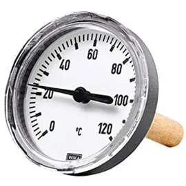 Riegler Bimetallthermom., G 1/2 hi., Tauchschaftlänge 60mm, Ã ̃63, bis 60°C