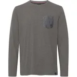 FQ1924 Langarmshirt FQDanfo", in grau | Gr.: M,