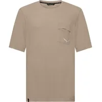 Salewa Herren Agner Hemp/DST T-Shirt (Größe XXL, beige)