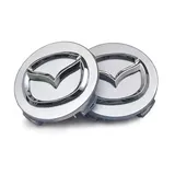 LAVIYE 4 Stück Auto Radnabenkappen für Mazda CX-5 56MM, Nabenkappen Nabendeckel Felgendeckel Felgenkappen Radnabendeckel Radnabenabdeckung,B