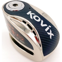 Kovix KNX10 Alarm Bremsscheibenschloss, silber für Männer
