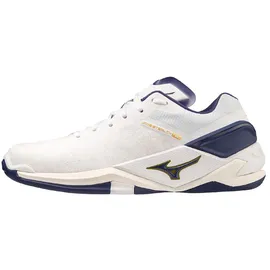 Mizuno Wave Stealth NEO(U) White/BRibbon/MP Gold - 13 - 13