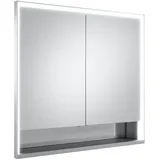 Keuco Royal Lumos Wandeinbau 90 cm offenes Fach silber eloxiert speziell für die Schweiz