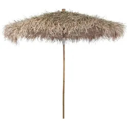 vidaXL Bambus-Sonnenschirm mit Bananenblatt-Dach 210 cm