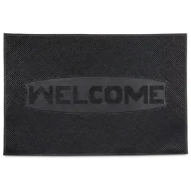 Relaxdays WELCOME 40 x 60 cm Schwarz
