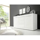 INOSIGN Sideboard »Basic«, Breite 160 cm, 2 Türen 3 Schubkästen, weiß