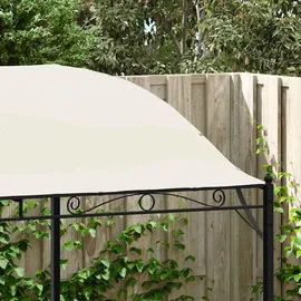 vidaXL Pavillon 1,62 x 3 m inkl. 4 Seitenteile Cremeweiß/Beige