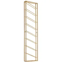KADIMA DESIGN Weinregal 36 x 150 x 8 cm Gold