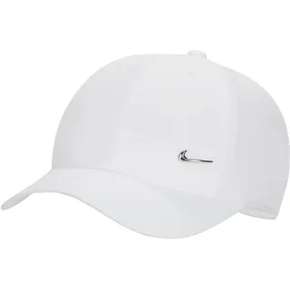 Nike Dri-FIT Club Unstructured Metal Swoosh Cap Kinder 100 white