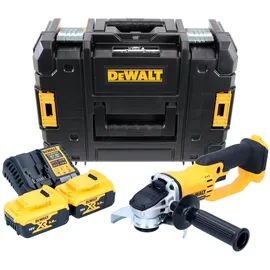 DeWalt DCG 412 P2T inkl. 2 x 5,0 Ah + Ladegerät + TSTAK