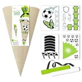 Ludwig Bähr Schultüten-Bastelset "Green Line - Fußball"