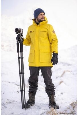 Haukland 5 in 1 Jacke für Fotografen gelb XL