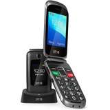 SPC Magnus Mobiltelefon für Senioren SOS-Taste, - Schwarz