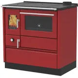 Küchenofen Alfa Plam 85 G Eco Design Dauerbrandherd Rot 8,3 kw A+ NEU