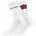 Sportsocken lang Weiß/Rot/Türkis 43-46