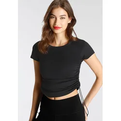 Funktionsshirt, kurzärmelig, individuelle Passform, aus Single Jersey, Gr. 38, schwarz, , 53281663-38