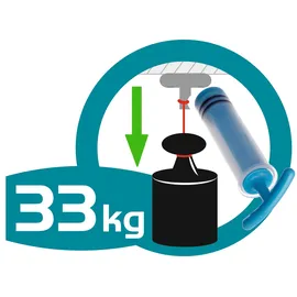 Wenko Handtuchhalter Uno Quadro silber, 1 St.