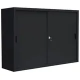 Lüllmann Aktenschrank 160,0 x 45,0 x 109,0 cm schwarz