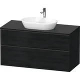 Duravit Waschtischunterschrank wandhängend „D-Neo“ 120 × 66,4 × 55 cm in Eiche Schwarz