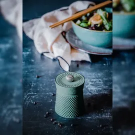 Peugeot Pfeffermühle BALI 8cm Grün Gusseisen Orientalisch Stahlmahlwerk