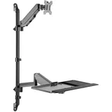 My Wall HL64L Monitor-Wandhalterung 43,2 cm (17) - 81,3 cm (32) Schwarz