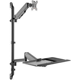 My Wall HL64L Monitor-Wandhalterung 43,2 cm (17) - 81,3 cm (32) Schwarz