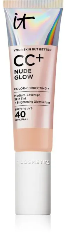IT Cosmetics Your Skin But Better CC + Nude Glow CC Cream zur Verjüngung der Gesichtshaut SPF 40 Neutral Medium 32 ml