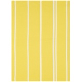 stuco Geschirrtuch »Streifen«, (Set, 3 tlg.), mit jacquardartiger Streifenwebung, gelb