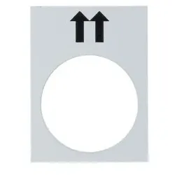 Schneider Electric ZB2BY4952 Bezeichnungsschild, 30x40mm, weiß, Heben, schnell  - 10 Stück