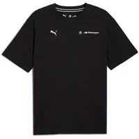 Puma Bmw Mms Ess+ Logo Kurzarm-T-Shirt Black M