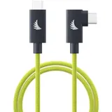 Angelbird USB-C 4.0 Solid FlexTM Kabel Right-Angle Lime 32cm
