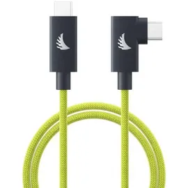 Angelbird USB-C 4.0 Solid FlexTM Kabel Right-Angle Lime 32cm