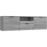 vidaXL TV-Schrank Grau Sonoma 140x35 cm Holzwerkstoff