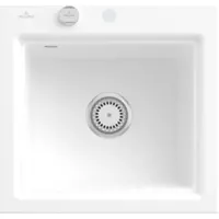 Villeroy & Boch V&B Spüle Subway Style 50 S Git., L, m Abl., Exc., st. wh. C-plus