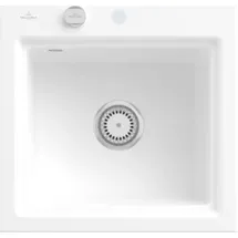 Villeroy & Boch V&B Spüle Subway Style 50 S Git., L, m Abl., Exc., st. wh. C-plus