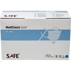 MediClassic Excel Chirurgische Maske, OP Maske zum Binden, EN14683:2019, Typ II R grün  1 Stück