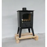 Verso 1 LL CID Kaminofen Retro Stil 7,5 kW Gusstür A+ Holzofen BImSchV2 ЕЕК А+