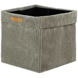 lycce Aufbewahrungskorb Faltbare Aufbewahrungsbox Cord 1P 33 x 33 x 31 cm braun/schwarz