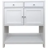 Hti-Living Hayet Konsolentisch 80 x 90 x 35 cm grau