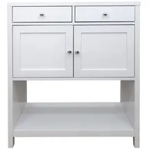 Hti-Living Hayet Konsolentisch 80 x 90 x 35 cm grau