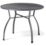 Greemotion Toulouse Gartentisch Ø 100 x 72 cm Grau