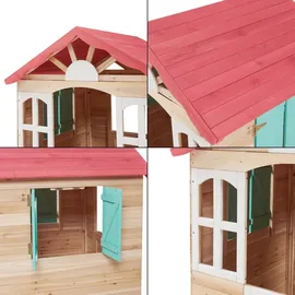 casa.pro Spielhaus Lulä 130 x 115 x 101 cm Natur