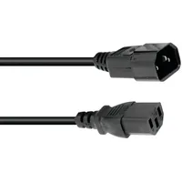 Omnitronic Kaltgeräte Verlängerung 3x0,75 0,6m sw