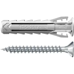 fischer 567827, Schrauben- & Dübelsatz, Autoklaven-Porenbeton, Mauerziegel, Beto