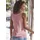 LASCANA Trägertop "mit Zierknopfleiste", Damen, Gr. 36/38, lila (beere), Piqué, Obermaterial: 69% Polyester (REPREVE), 28% Viskose, 3% Elasthan, unifarben, figurumspielend normal, Rundhals, Tops Trägertop, aus weicher Piqué-Qualität