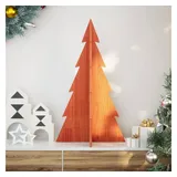 vidaXL Weihnachtsbaum Holz zum Schmücken 80 cm Massivholz Kiefer