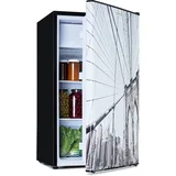 Kühl Gefrierkombination Mini Kühlschrank 79 L Klein Getränkekühlschrank Skincare