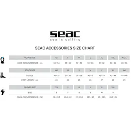 Seac Kopfhaube Standard Schwarz S