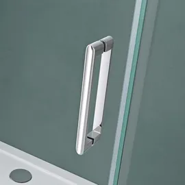mai & mai Eckdusche mit Schiebetür rechts 140 x 80 cm transparent/Sicherheitsglas D648360641500