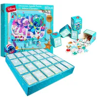 Disney Stitch Adventskalender 2024 - Weihnachtskalender für Kinder & Erwachsene mit 24 Jigsaw Puzzle